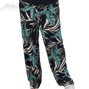 Batida Broek print recht pijp - Tropical forest